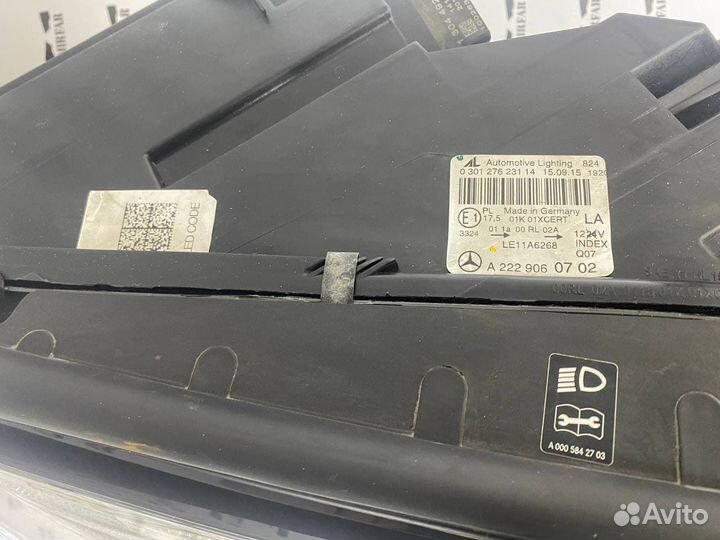 Фара левая Mercedes-Benz W222 S-Klasse 2013-2017 L