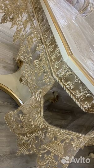 Силиконовая скатерть с кружевом на заказ