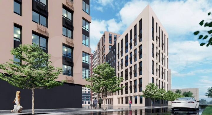 Квартира-студия, 30,7 м², 6/15 эт.