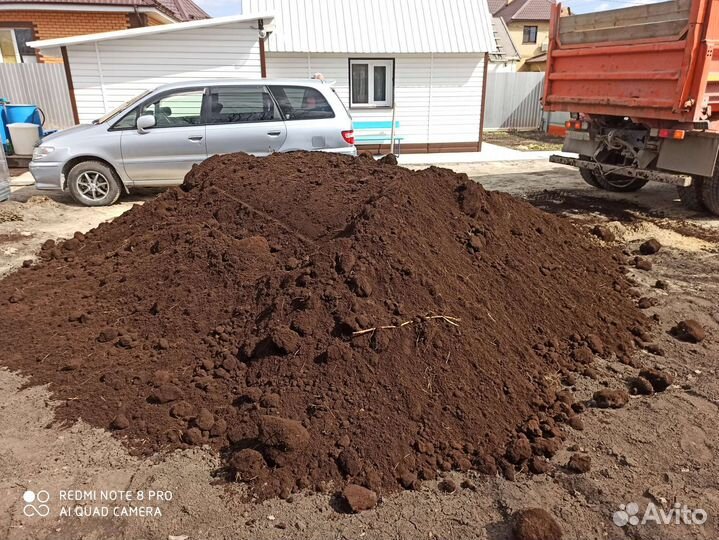 Торф, чернозем, торфопесчаная смесь, земля