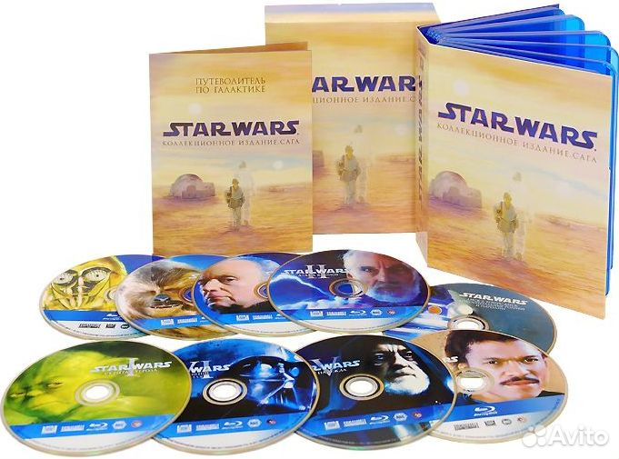 Star Wars. 9 Blu-ray. Коллекционное издание. Сага