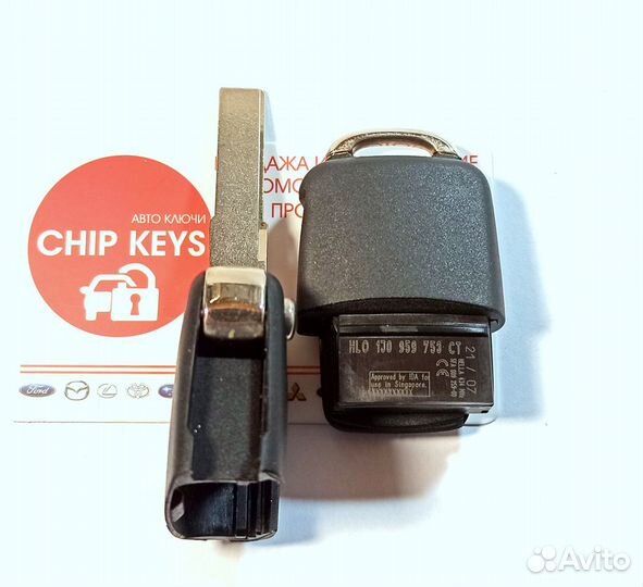 Ключ зажигания Volkswagen Golf / 1J0 959 753 CT