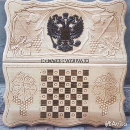 Нарды резные 