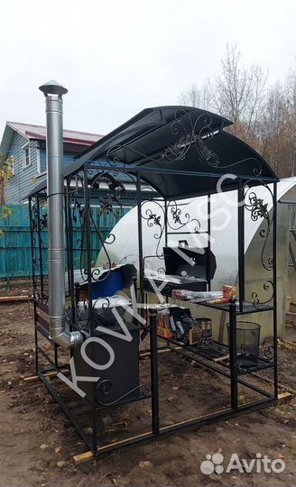 Беседка с мангалом