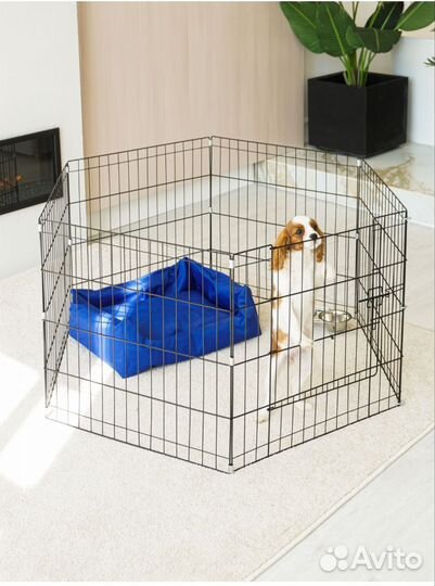 Клетка вольер складной для собак, кошек, кроликов