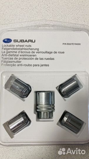 Секретные гайки m12*1.25 subaru B327EYA000