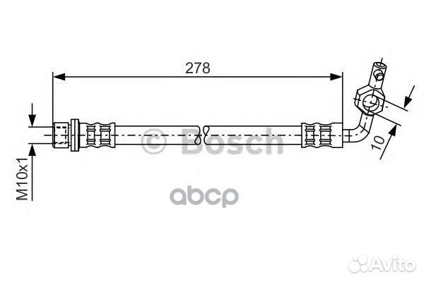 Шланг тормозной 1987476127 Bosch