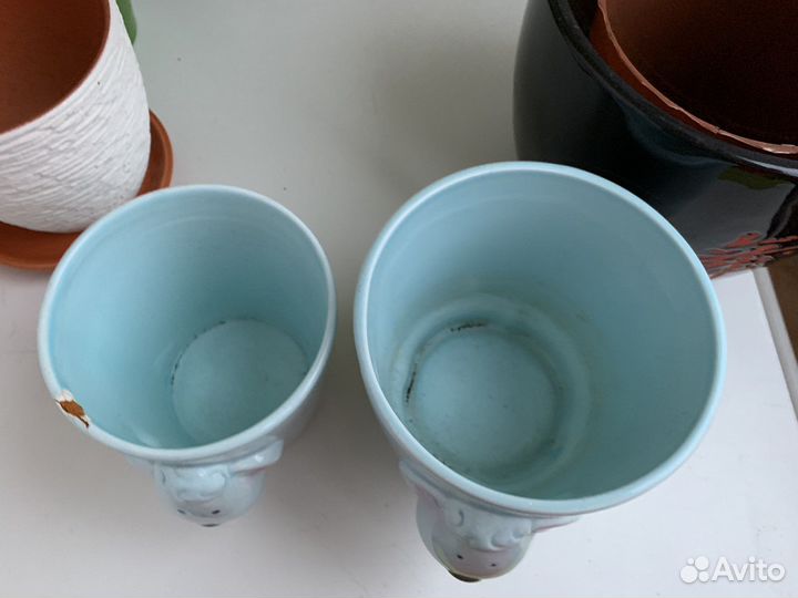 Горшки и кашпо цветочные разные