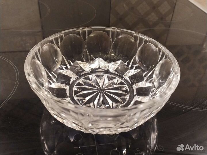 Конфетница вазочка салатник хрусталь СССР