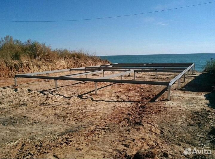 Винтовые сваи с монтажом