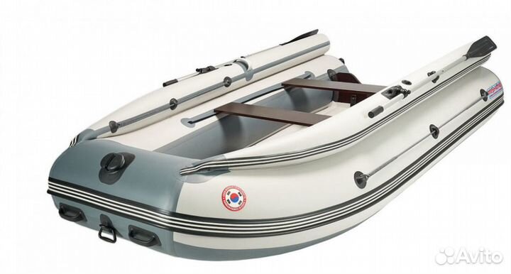 Лодка mishimo lite DF 430-серый/белый