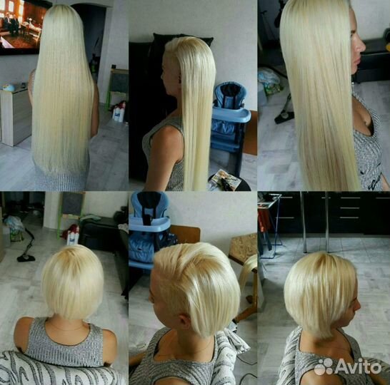 Наращивание волос, снятие, коррекция