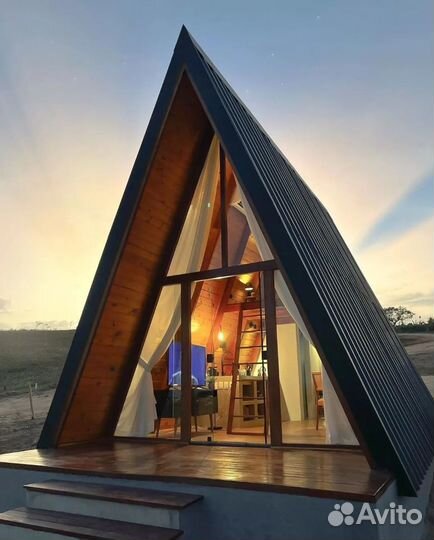 Каркас дома 6х6 A-Frame