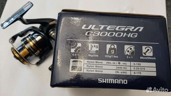 Катушка Shimano ultegra C2500HG, C3000XG, C3000HG