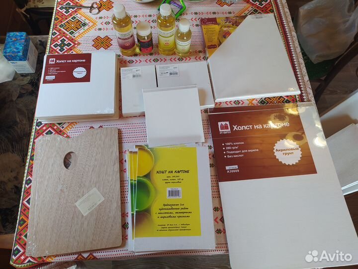 Холсты палитра новые