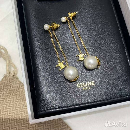 Серьги celine