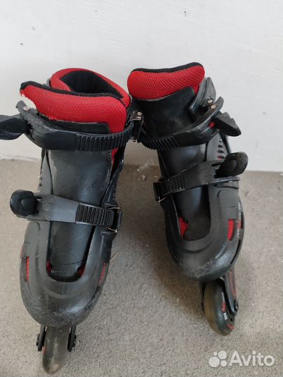 Ролики re:action rock раздвижные, размер 30-33