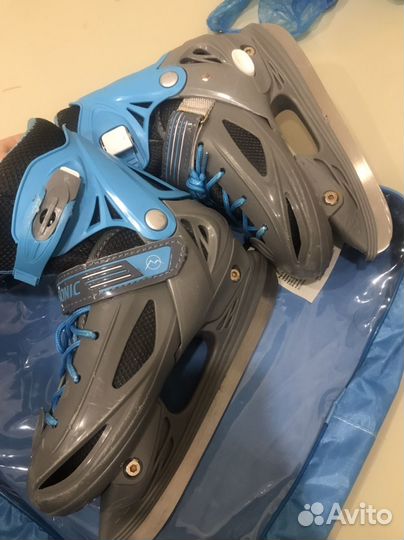 Коньки детские раздвижные 35 38