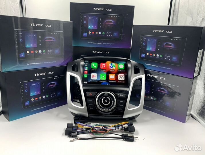 Магнитола на андройде Teyes 4/64 для Форд Фокус 3