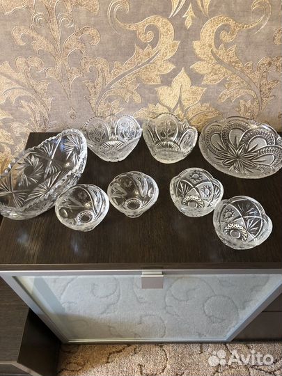 Хрустальная посуда бу