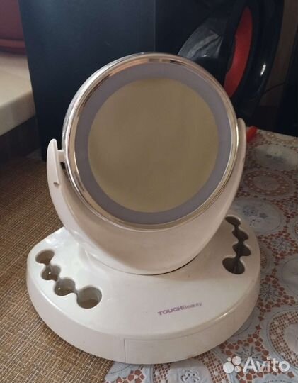 Зеркало с подсветкой и увеличением, + ящик