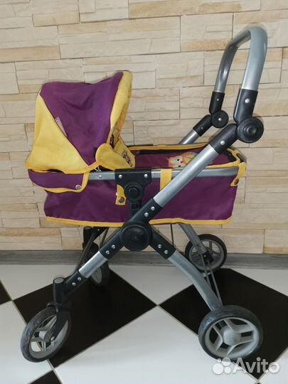 Коляска и автокресло для куклы (игрушка)