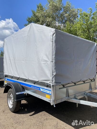 Прицеп легковой самосвал 2.5х1.56 с тентом Аэро