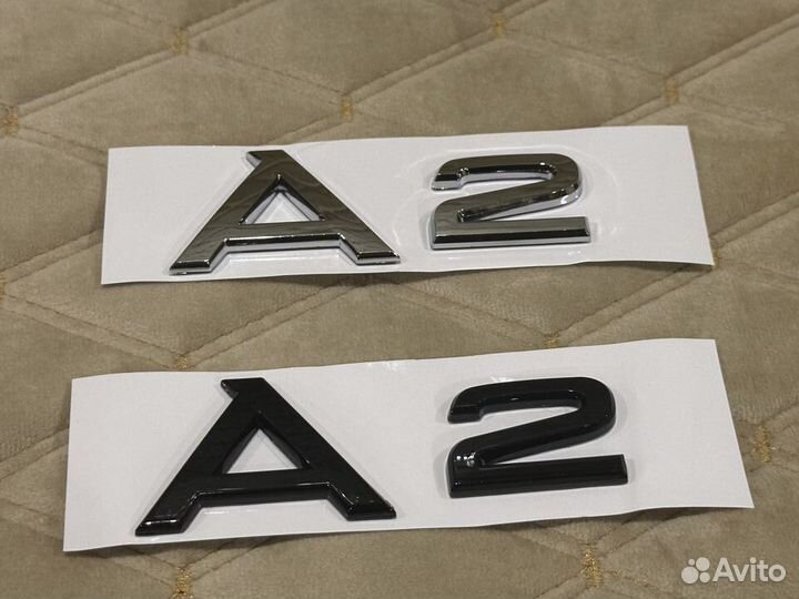 Шильдик Надпись Эмблема для Audi (Ауди) А2/A2 хром