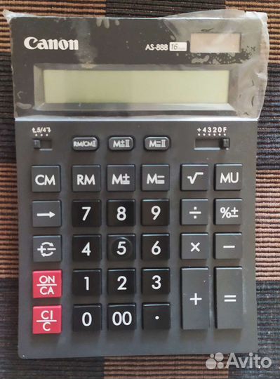 Калькулятор настольный Canon AS 888 16