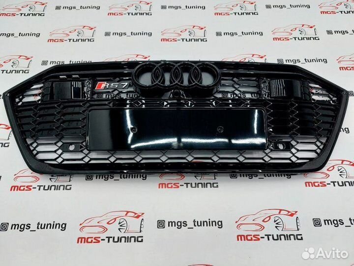 Решетка RS7#3 под радар Audi A7 4K 2018+ Ауди А7