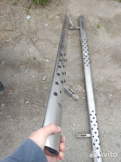 Боковые пороги, подножки на авто