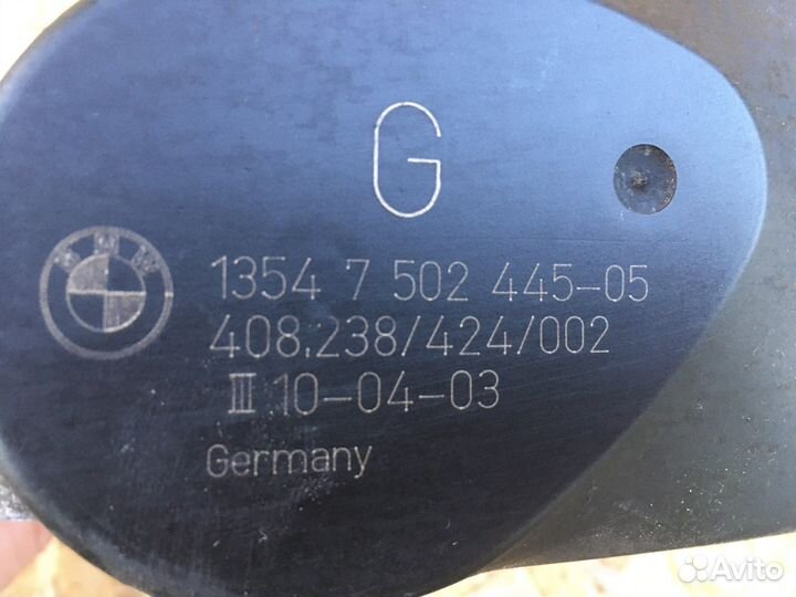 Дроссельная заслонка bmw m54