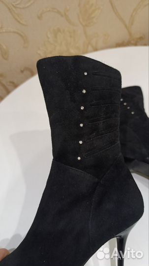 Ботильоны женские 39 размер черные