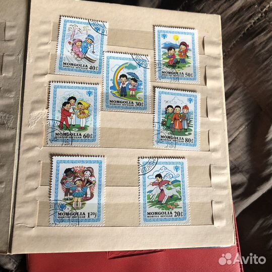 Марки периода СССР cuba Mongolia