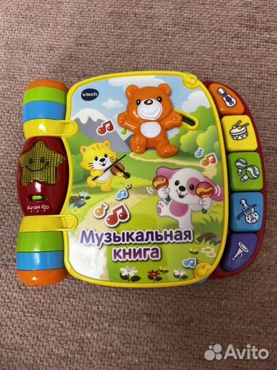 Пакет игрушек с музыкальной книгой Vtech