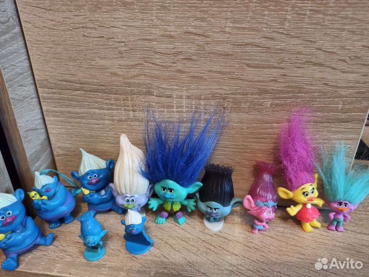 Тролли,карточки, игрушки из свит бокса