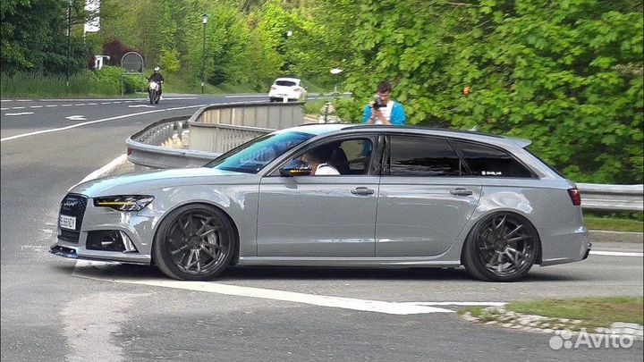 Накладка комплект для бампера Audi A6 C7 rs