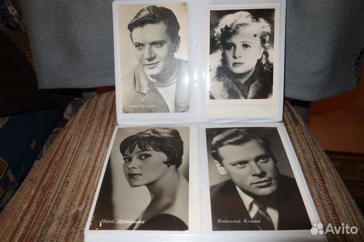 Альбом фотокарточек с Актёрами СССР