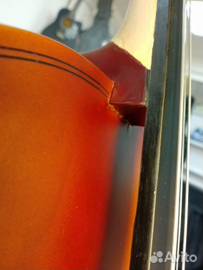 Новая виолончель Antonio Lavazza после ремонта 3/4