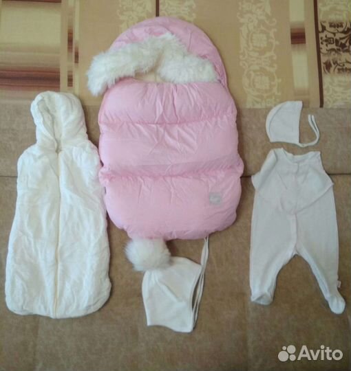 Конверт на выписку зимний для девочки