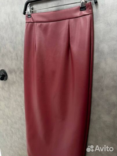 Юбка экокожа