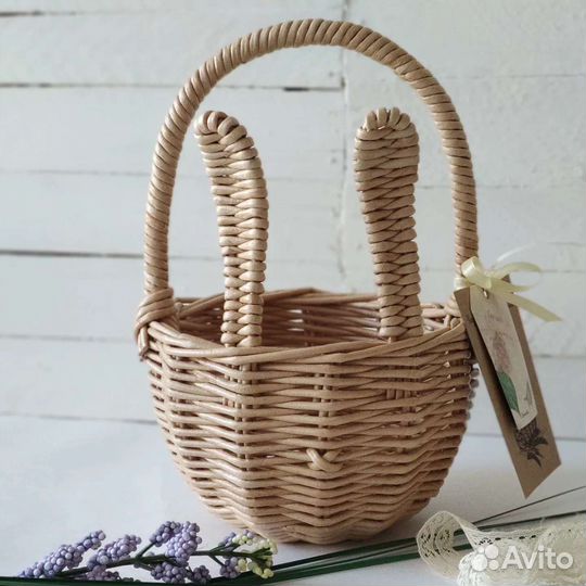 Плетеный новогодний декор