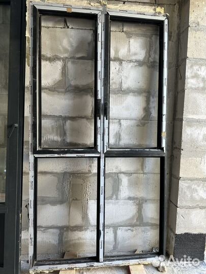 Окна алюминий бу