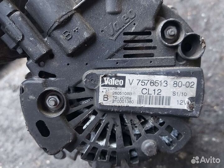 Генератор Пежо 308 3008 Ситроен С4 1.6i EP6