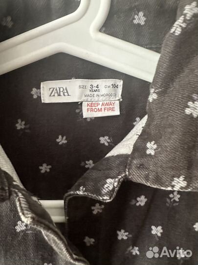 Ветровка джинсовка zara 104