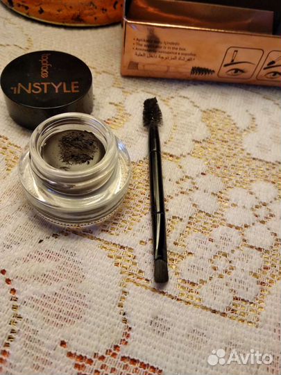 Гель-пудра для бровей коричневый
