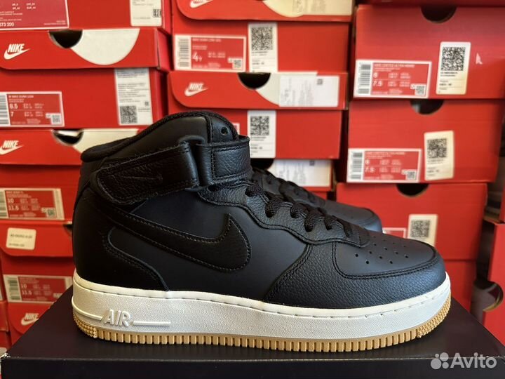 Nike Air Force 1 Mid '07 LX Black Gum White