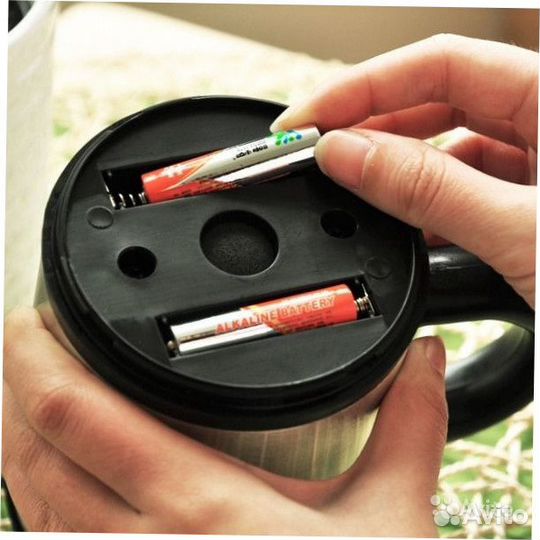 Кружка-мешалка,черная