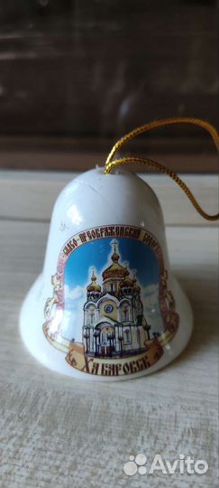 Сувенирные колокольчики фарфор