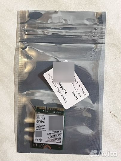 Wi-Fi 6e + Bluetooth 5.2 адаптер Intel AX211ngwg